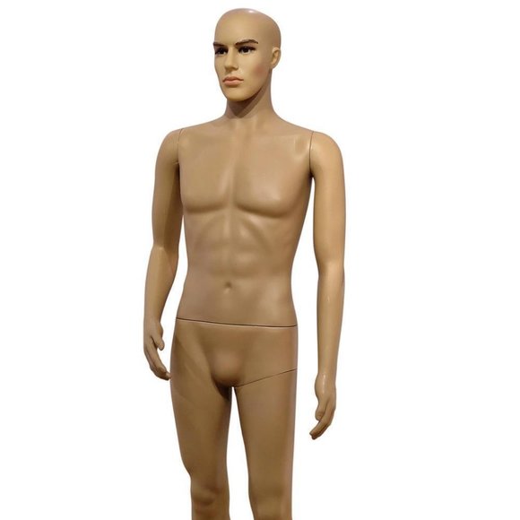 Male Mannequin 6ft-Man with Stand Make-up Manikin Full Body Realistic Plastic - Picture 6 of 7